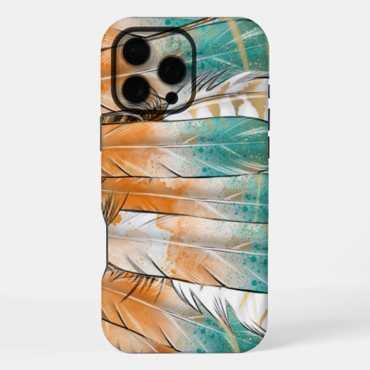 Native American Feather iPhone Case Hülle (Rückseite)