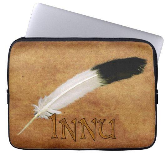 Native American Feather Laptop Sleeve (Vorderseite)