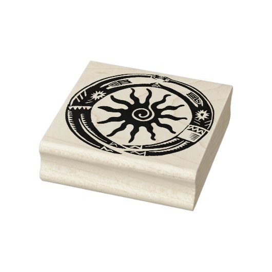 Native American Fertility Dance Design Briefmarke Gummistempel (Stempel)