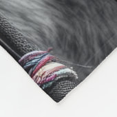 Native American Fox art Fleecedecke (Ecke)