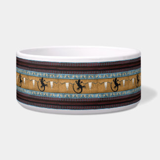 Native American Gecko-Muster Napf