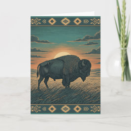 Native american heritage Greeting  Karte