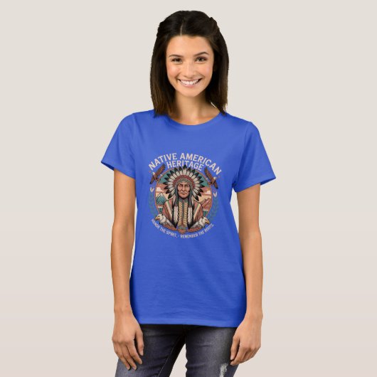 Native American Heritage  T-Shirt (Vorne ganz)