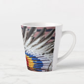 Native American Indian decorated Latte Mug  Milchtasse (Rechts)