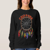 Native american indian dreamcatcher  Feathered Boh Sweatshirt (Vorderseite)