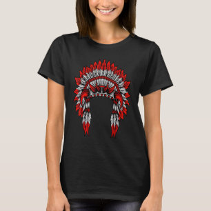 Native American Indian Headdress Anzug Jewelry D T-Shirt