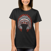 Native American Indian Headdress Anzug Jewelry D T-Shirt (Vorderseite)
