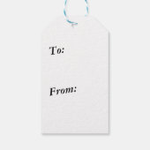 Native American Indian Village Geschenkanhänger (Rückseite)