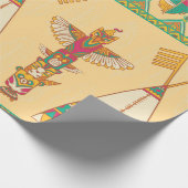 Native American indigenous ornamental seamless pat Geschenkpapier (Ecke)