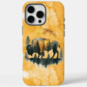 Native American iPhone Case mit Buffalo (Rückseite)
