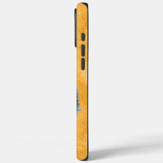 Native American iPhone Case mit Buffalo (Rückseite / Links)