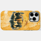 Native American iPhone Case mit Buffalo (Rückseite (Horizontal))