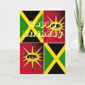 Native american-Jamaican Karte (Vorderseite)