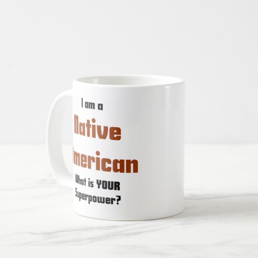 native american kaffeetasse (Vorderseite Links)