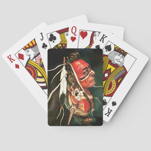 Native American "Kaw" Classic Playing Cards Spielkarten (Rückseite)