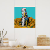 Native American Lakota Sioux Poster (Küche)
