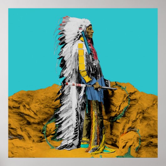 Native American Lakota Sioux Poster (Vorne)