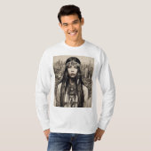 Native American Linework T - Shirt Design (Vorne ganz)