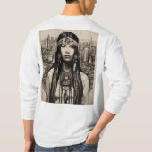 Native American Linework T - Shirt Design (Rückseite)