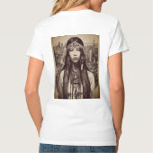 Native American Linework T - Shirt Design (Rückseite)