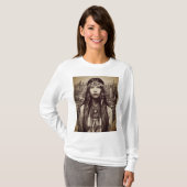 Native American Linework T - Shirt Design (Vorne ganz)