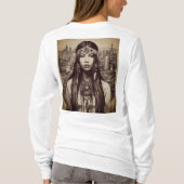 Native American Linework T - Shirt Design (Rückseite)