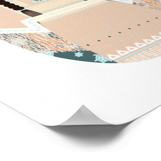 Native American Matryoshka Poster (Ecke)