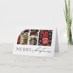 Native American MMIW Custom Christmas Gruß Karte