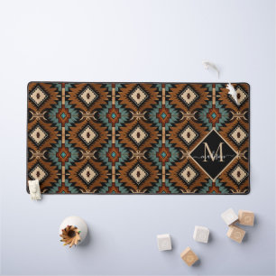 Native-American-Muster Indische Kultur Boho-Stil Schreibtischunterlage