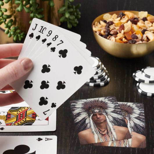 Native American Ojibwe Spielkarten (In Situ)