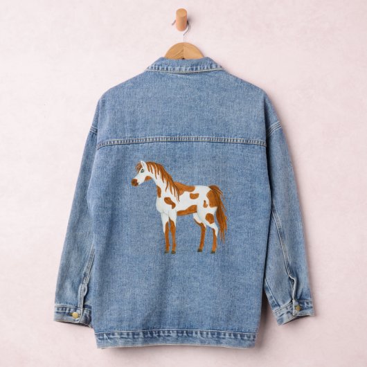 Native American Paint Horse Denim Jacket Jeansjacke (Hangar)
