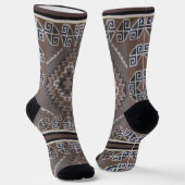Native American Pattern Crew Socks Socken (Gewinkelt)