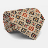 Native American Pattern Neck Tie Krawatte (Gerollt)