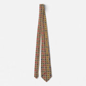 Native American Pattern Neck Tie Krawatte (Rückseite)