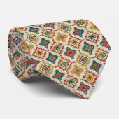 Native American Pattern Neck Tie Krawatte (Gerollt)