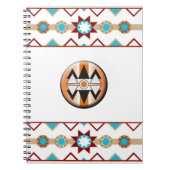 Native American Pattern Notebook Notizblock (Vorderseite)