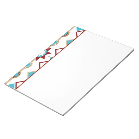 Native American Pattern Notepad Notizblock (angewinkelt)