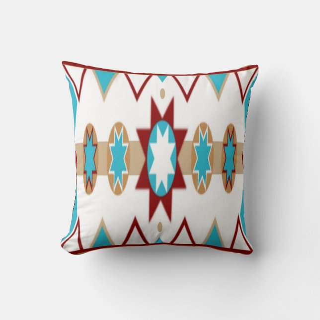 Native American Pattern Pillows Kissen (Vorderseite)