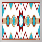 Native American Pattern Poster (Vorne)