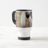Native American Peace Feathers Designer Tasse (Vorderseite Links)