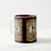 Native American Peace Feathers Designer Tasse (Vorderseite Links)