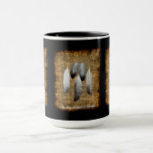 Native American Peace Feathers Designer Tasse (Zentrum)