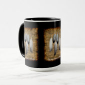 Native American Peace Feathers Designer Tasse (Vorderseite Links)