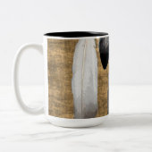 Native American Peace Feathers Designer Tasse (Links)