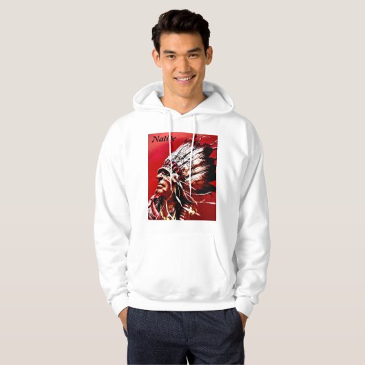 Native American Pride original art T-Shirt Hoodie (Vorne ganz)