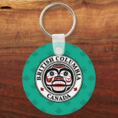 Native American Red Black Art Weull Schlüsselanhänger (Vorderseite)