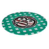 Native American Red Black Art Weull Schneidebrett (Ecke)