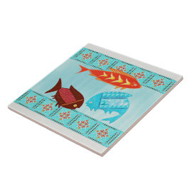 Native American River Folk BATHROOM DECOR SHOWER Fliese