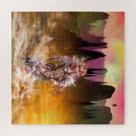 Native American ROLLING THUNDER 2 Jigsaw Puzzle (Horizontal)