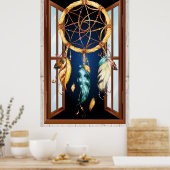 Native American Series Dreamcatcher 4 Poster (Küche)